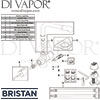 Bristan Manhattan Kitchen Sink Mixer Tap Spares